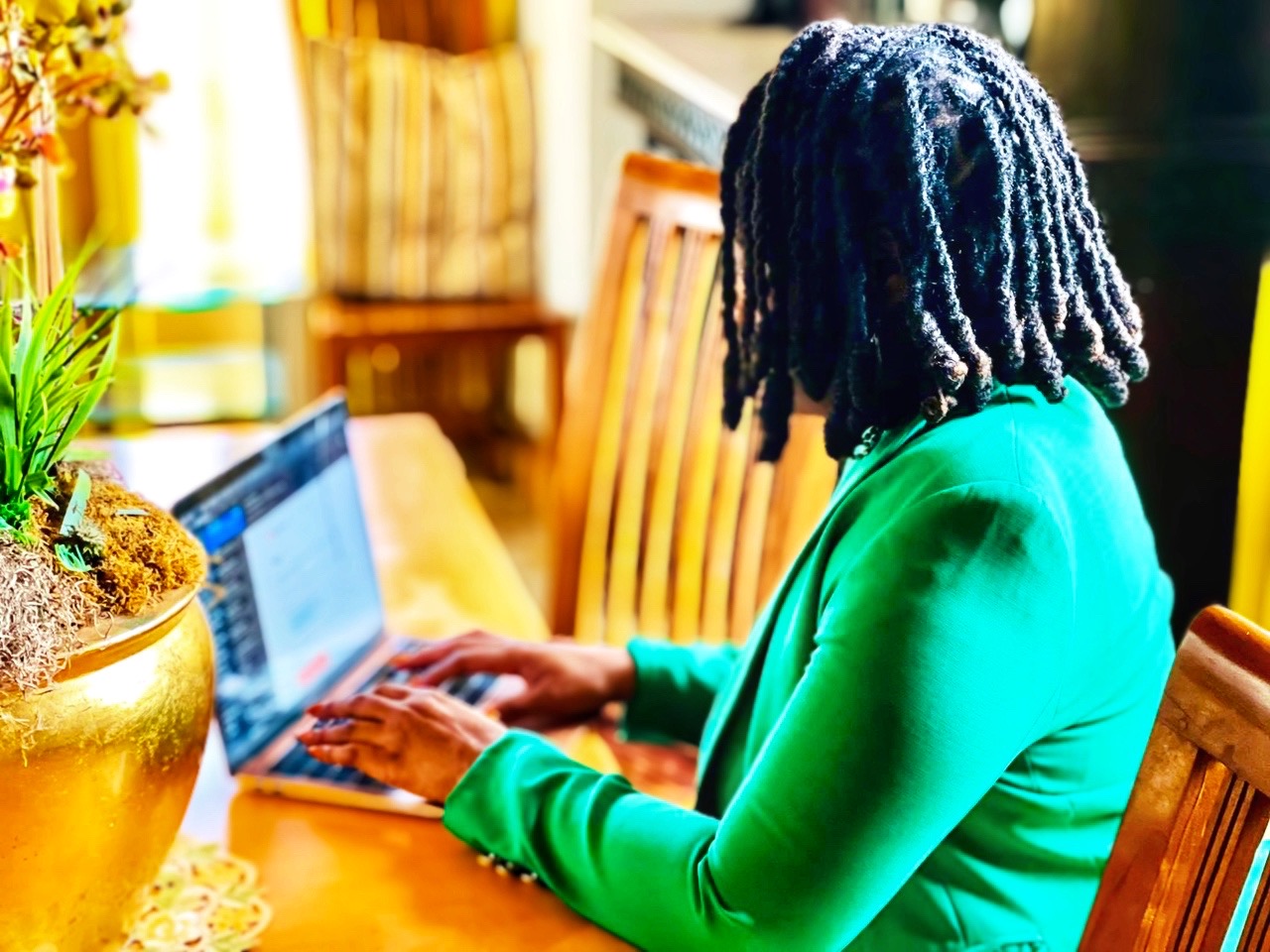 Dawn Demeritte at work